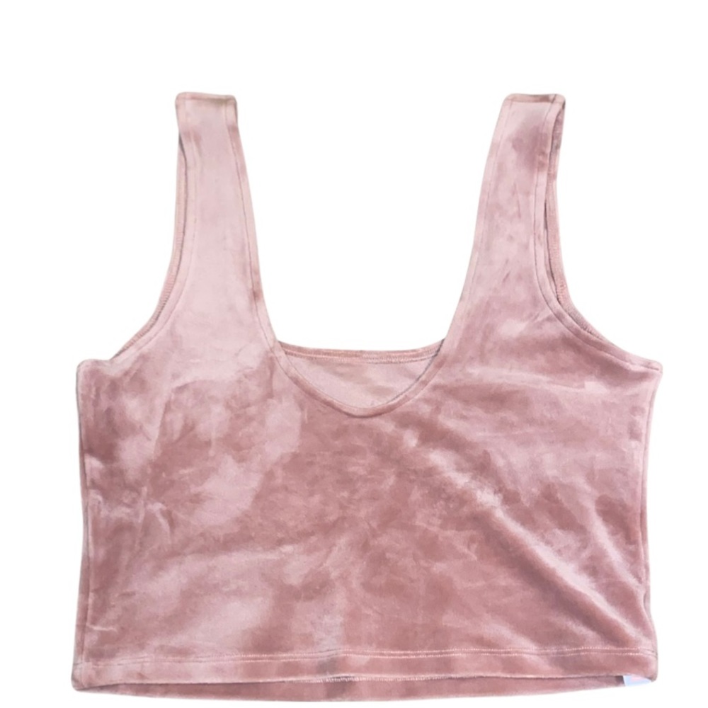 Pink Tank Crop Top